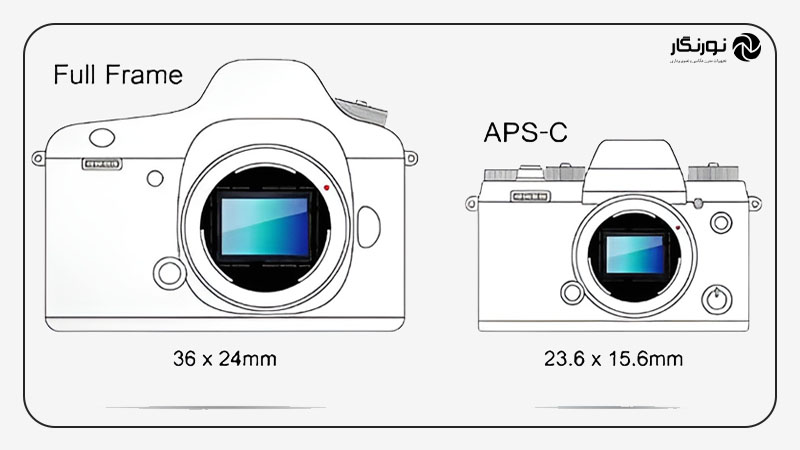 فرق سنسور فول فریم با APS-C چیست؟