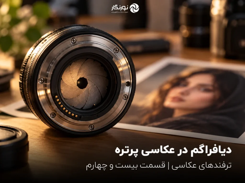 تصویرسازی برای دیافراگم در عکاسی پرتره