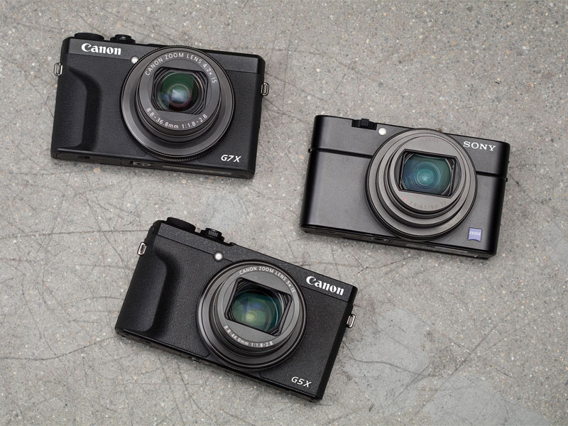 مقایسه sony RX100 VII ، Canon G5 X II و Canon G7 X III