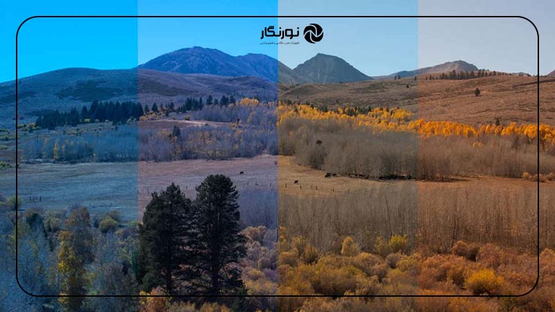 تنظیم وایت بالانس روی یک رنگ خاص