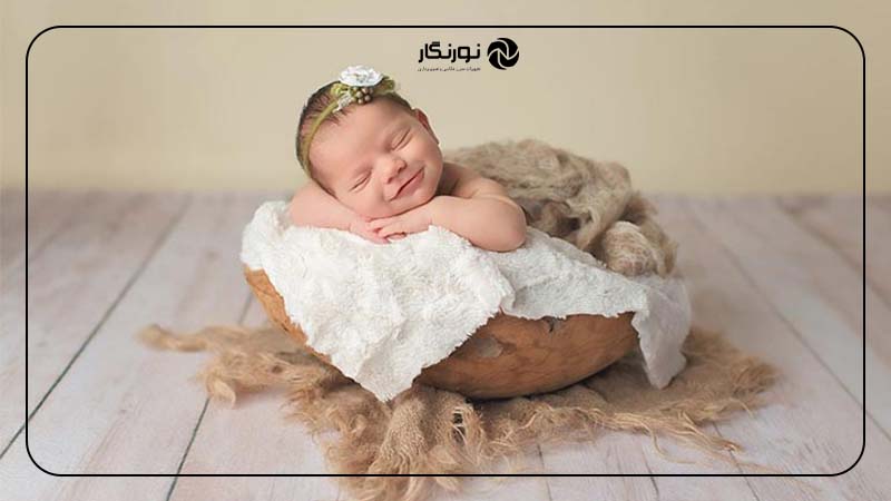 زوایای مختلف عکاسی نوزاد