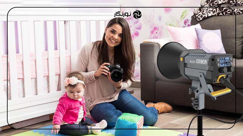 نورپردازی عکاسی از نوزاد