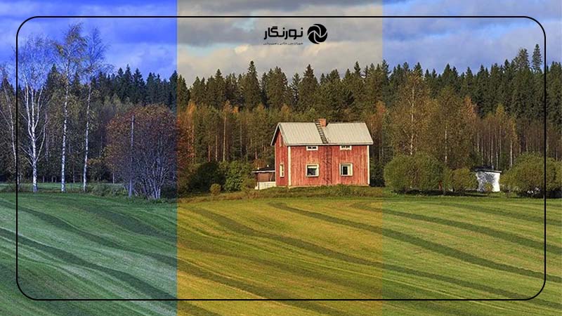 چگونه وایت بالانس را در بخش خاصی از تصویر تنظیم کنیم؟