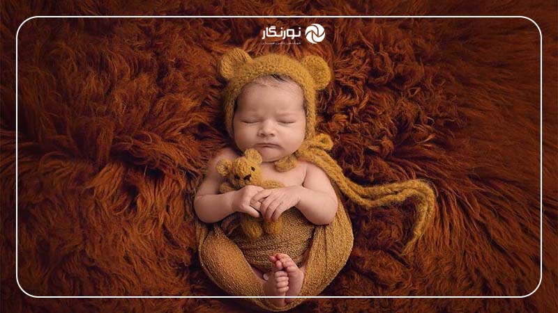 ژست مناسب نوزاد