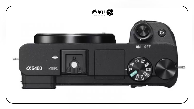 تنظیمات دوربین Sony A6400؛ کلید چرخان (Dial) حالت دوربین و کلیدهای C1/C2