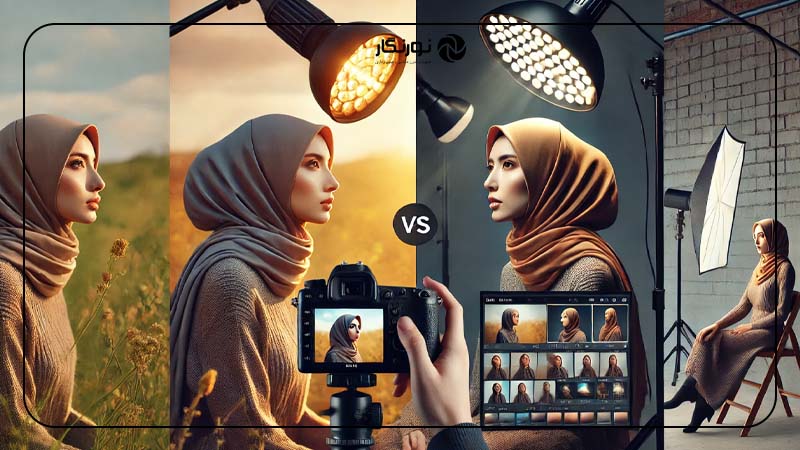 نور طبیعی در مقایسه با نور مصنوعی