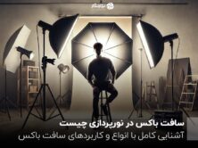 سافت باکس در نورپردازی چیست؟ آشنایی کامل با انواع و کاربردهای سافت باکس