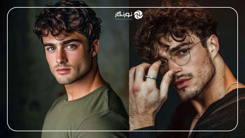 ژست نیم‌رخ با نگاه به دوربین