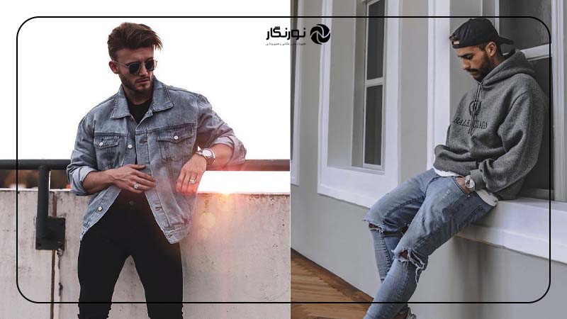 ژست‌های طبیعی و غیررسمی برای پسران جوان 