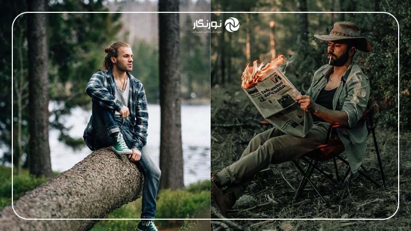 ژست‌های مناسب برای عکاسی فضای باز و طبیعت