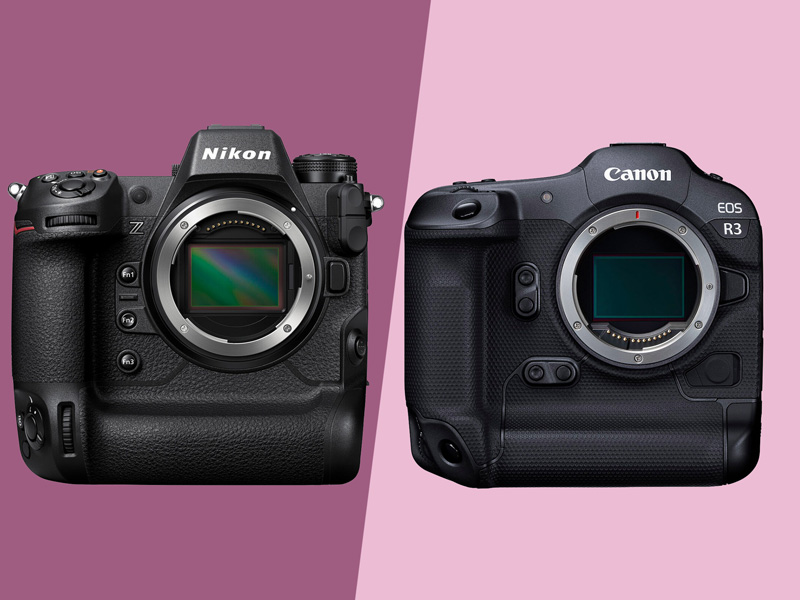 مقایسه دوربین نیکون Z9 با کانن EOS R3؛ 10 تفاوت مهم