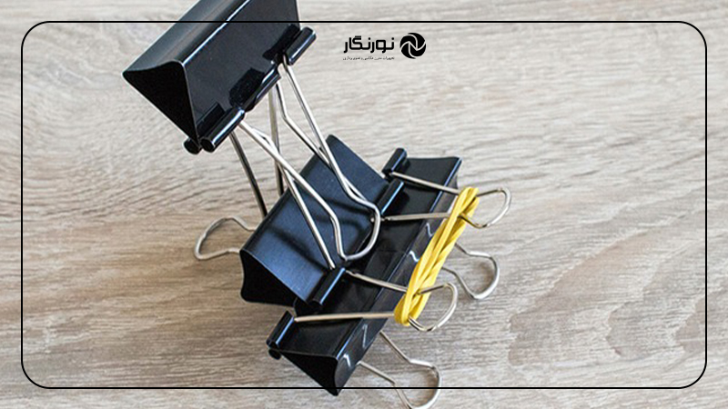 ساخت استند موبایل با گیره کاغذ