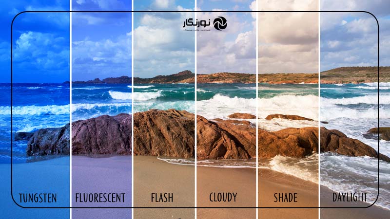 تنظیم تراز رنگ سفید
