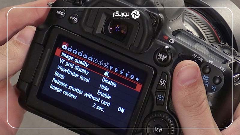 تنظیمات دوربین برای وضوح بیشتر