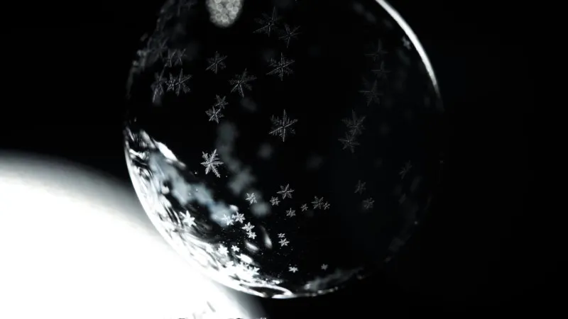 عکاسی از حباب های یخ زده صابون در دمای 14 درجه فارنهایت 