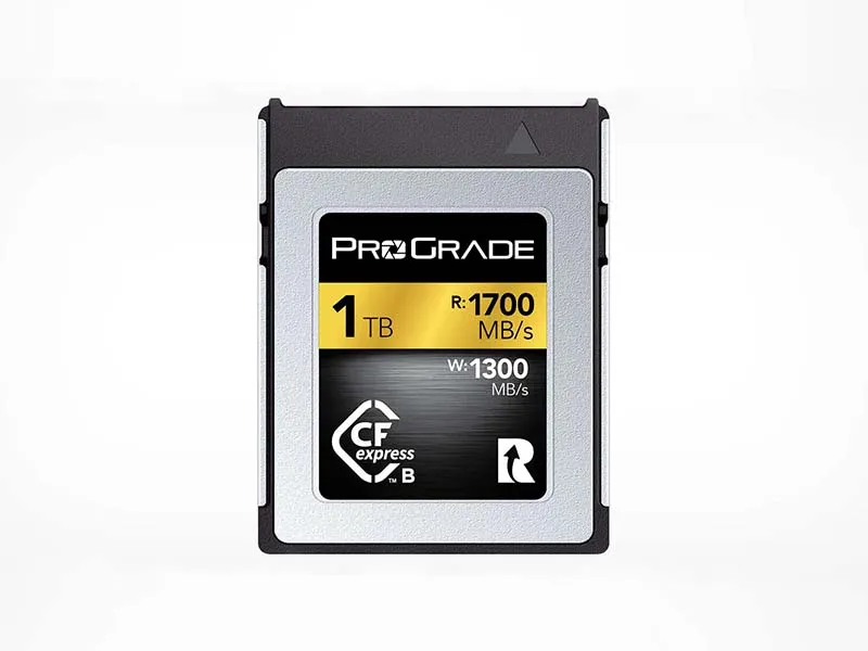 بهبود عملکرد کارت حافظه 1 ترابایتی نسل سوم ProGrade Digital
