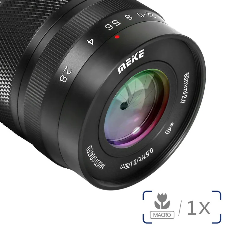 لنز ماکرو جدید Meike برای دوربین‌های APS-C با قیمت فقط 190 دلار به فروش میرسد