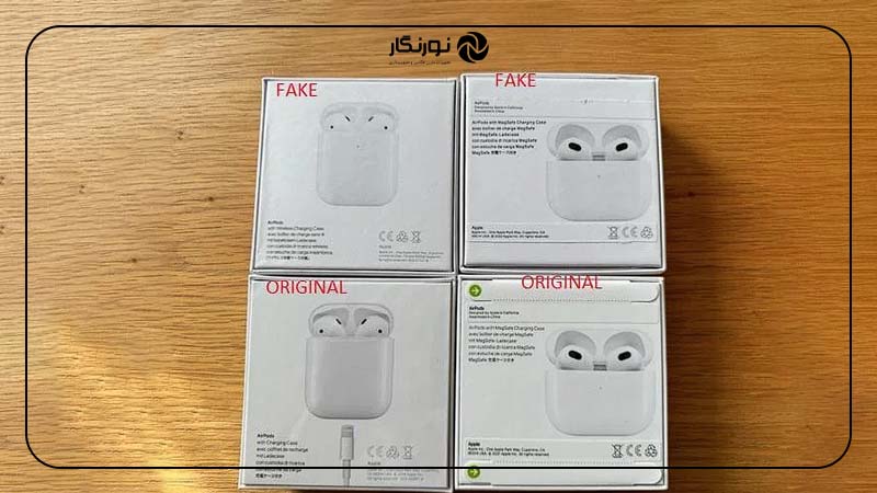 بررسی برچسب برای تشخیص ایرپاد اصل