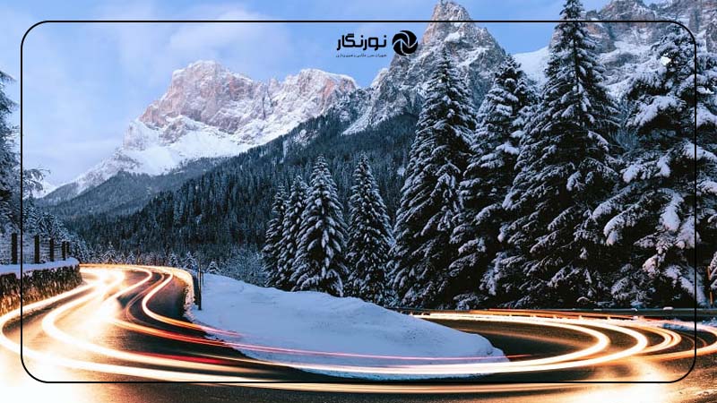 شاتر را روی حالت BULB قرار دهید