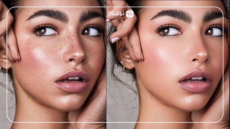 چگونه پوست صورت را در فتوشاپ، روتوش کنیم؟