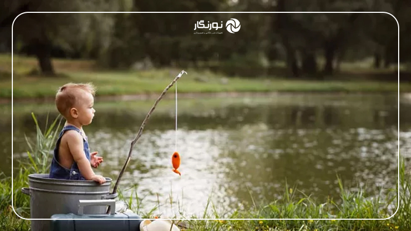 نوزاد در طبیعت