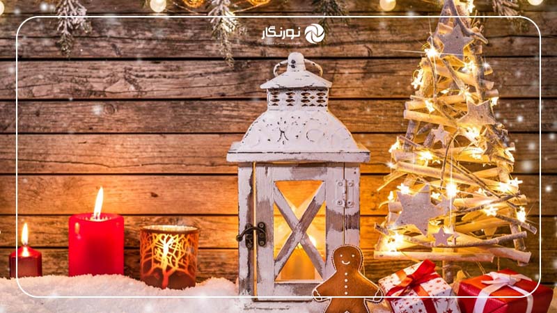 عکاسی از لحظات شب کریسمس با نور طبیعی شمع‌ها