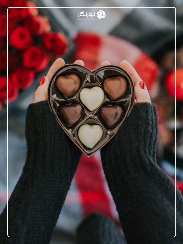 شکلات قلبی روز ولنتاین