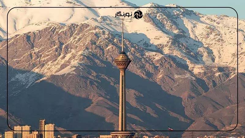 برج میلاد؛ نمایی از بلندترین نقطه تهران