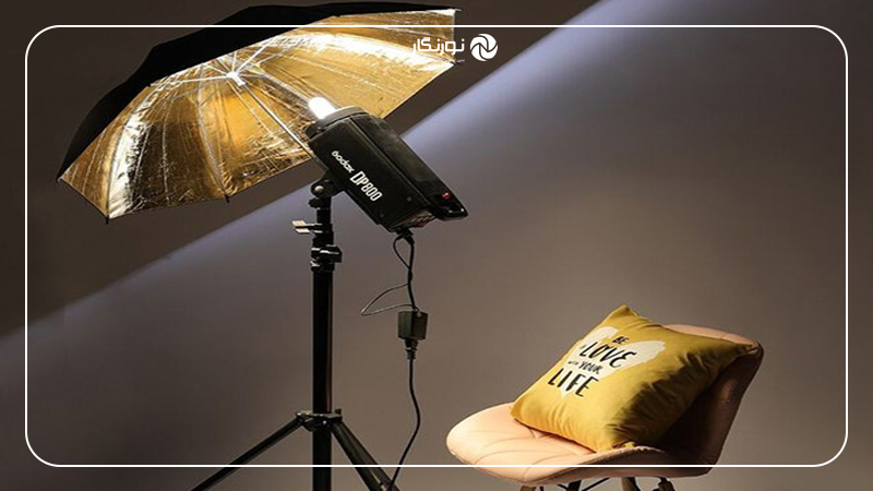 چتر نورپردازی برای تولید محتوا