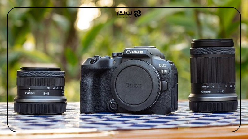 دوربین Canon EOS R10 با لنز