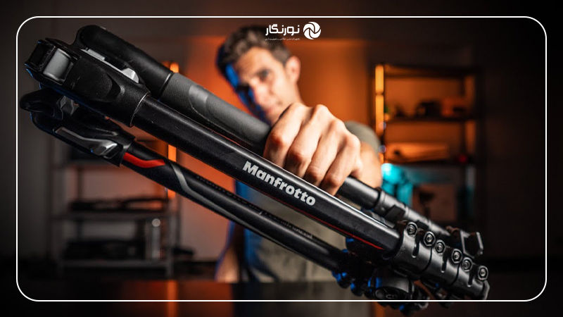 پایه دوربین برند ایتالیایی مانفروتو (Manfrotto)
