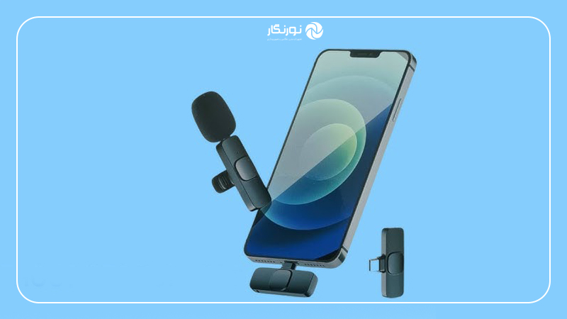 بهترین میکروفون یقه ای ارزان برای گوشی موبایل Answer K8 Wirreless Microphone