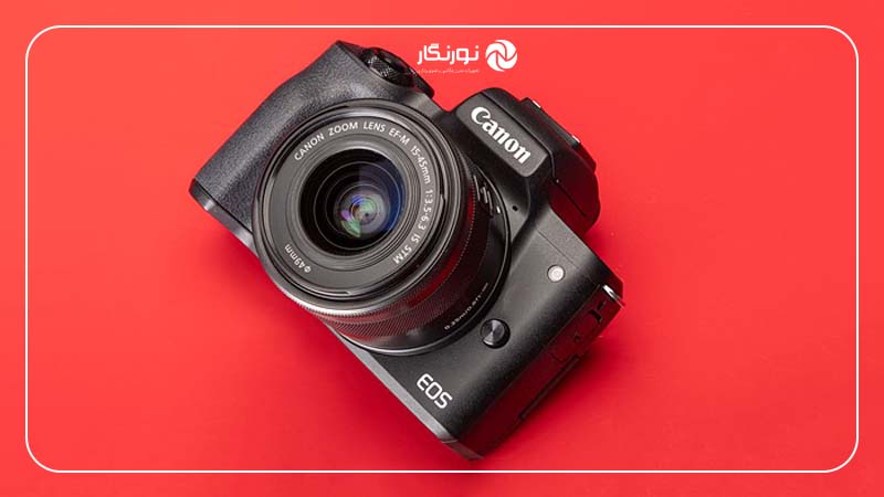 دوربین عکاسی Canon EOS M50 Mark II از نمای مقابل