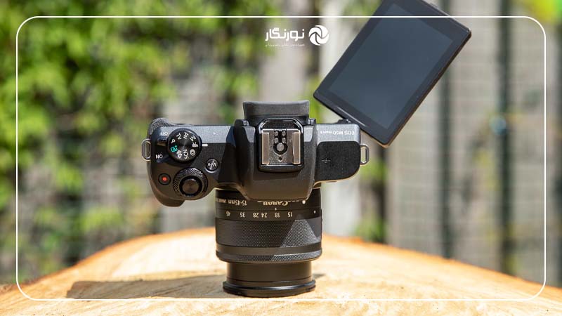صفحه نمایش مفصلی Canon EOS M50 Mark II