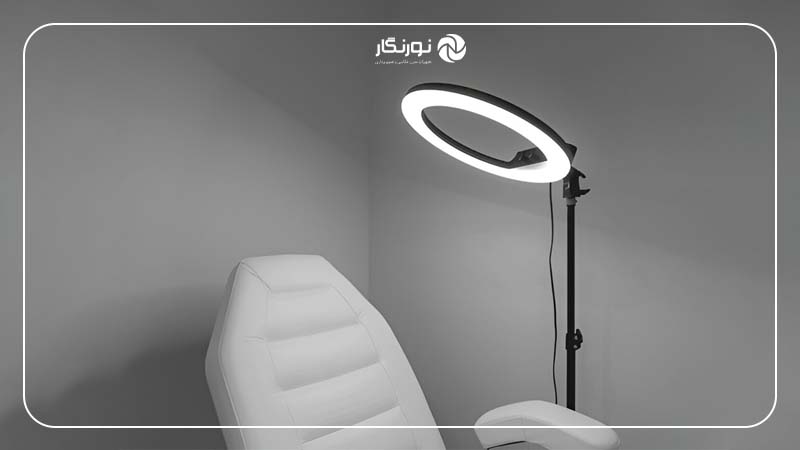 ویژگی‌های کلیدی رینگ لایت مخصوص آرایشگاه مردانه