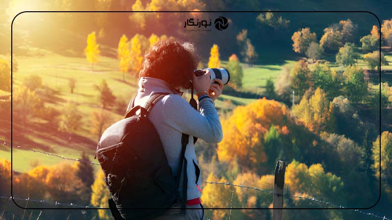 عکاسی با نور خورشید از زاویه خاص