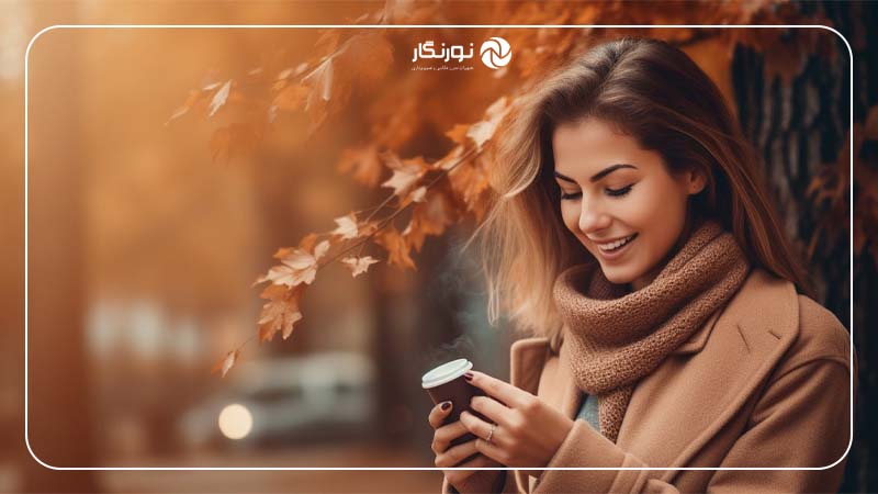 ژست‌های دنج با شال و پالتو