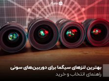 بهترین لنزهای سیگما برای دوربین‌های سونی ؛ راهنمای انتخاب و خرید