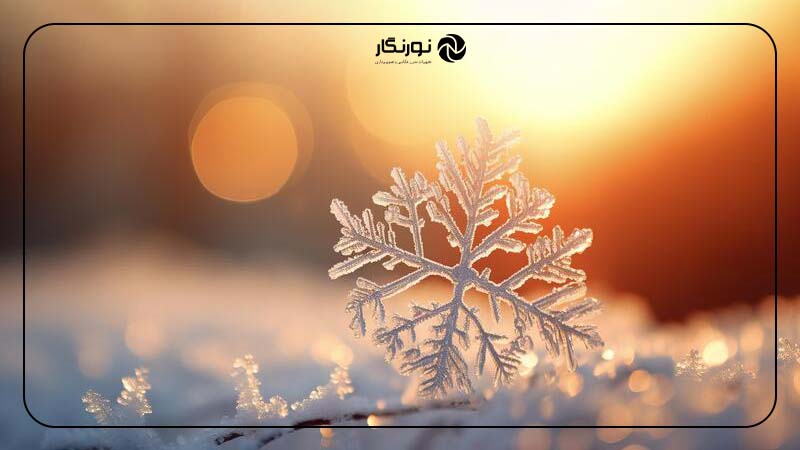 توجه به بافت برف برای ثبت جزئیات جذاب