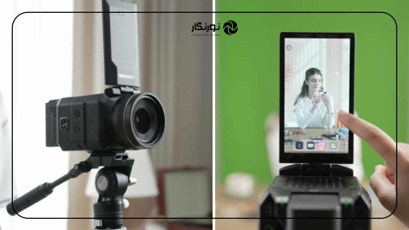 صفحه نمایش لمسی و قابلیت‌های زوم حرفه‌ای