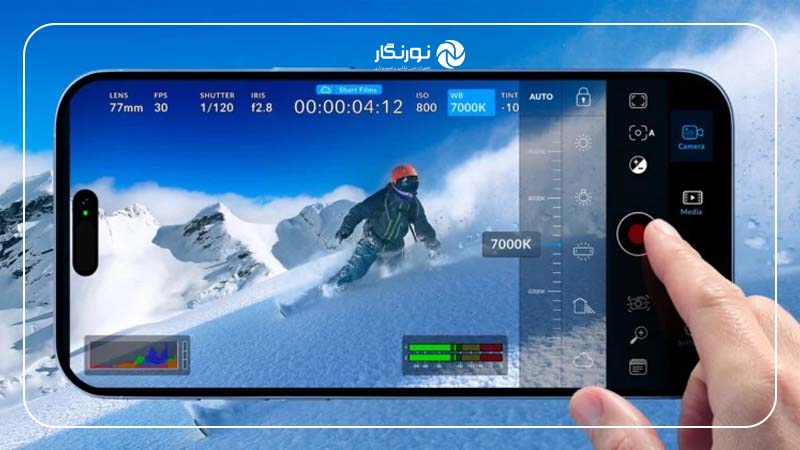 کنترل از راه دور دوربین Pyxis 6K