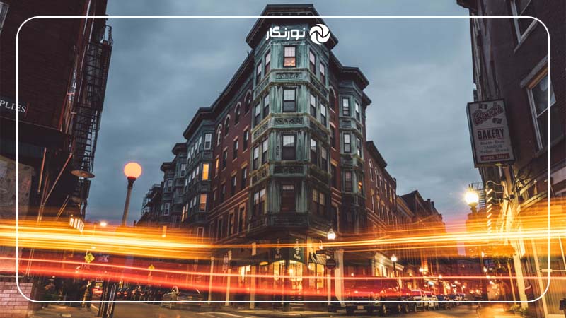 استفاده از خطوط افقی و عمودی در ساختار تصویر