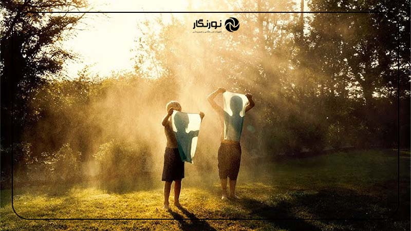 استفاده از نور طبیعی و مصنوعی