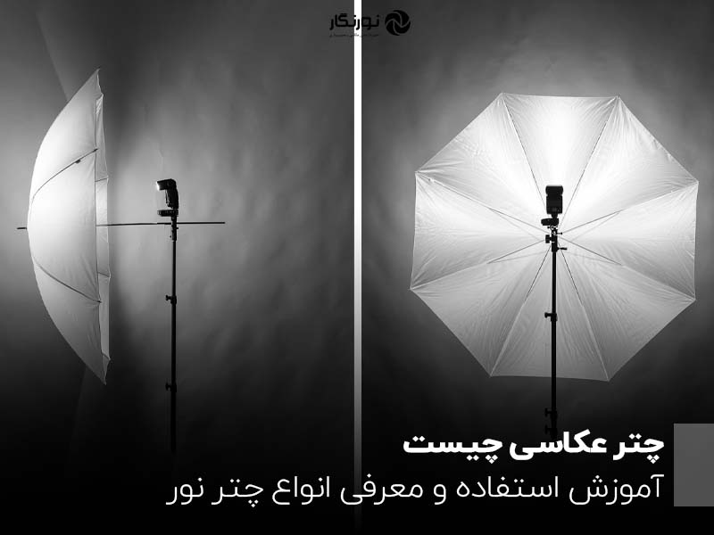 چتر عکاسی چیست؟ آموزش استفاده و معرفی انواع چتر نور