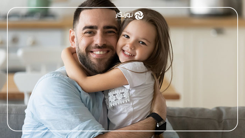 ژست پدر دختری