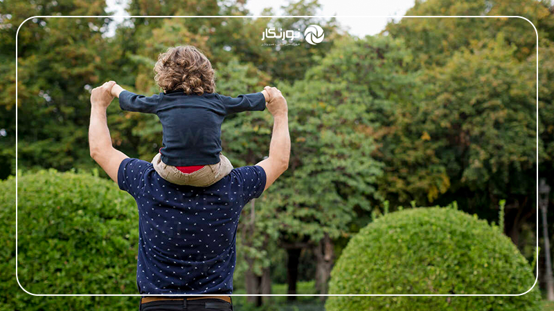 ژست پدر پسری