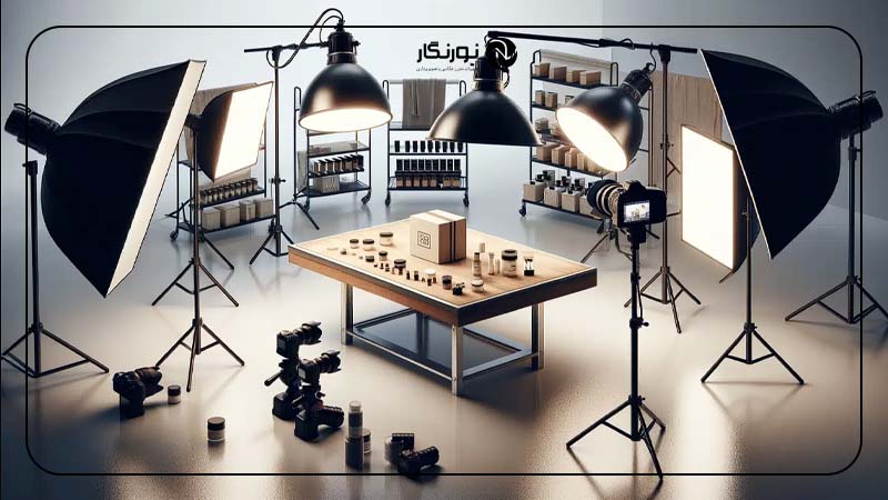 انواع چیدمان‌های نورپردازی در عکاسی صنعتی