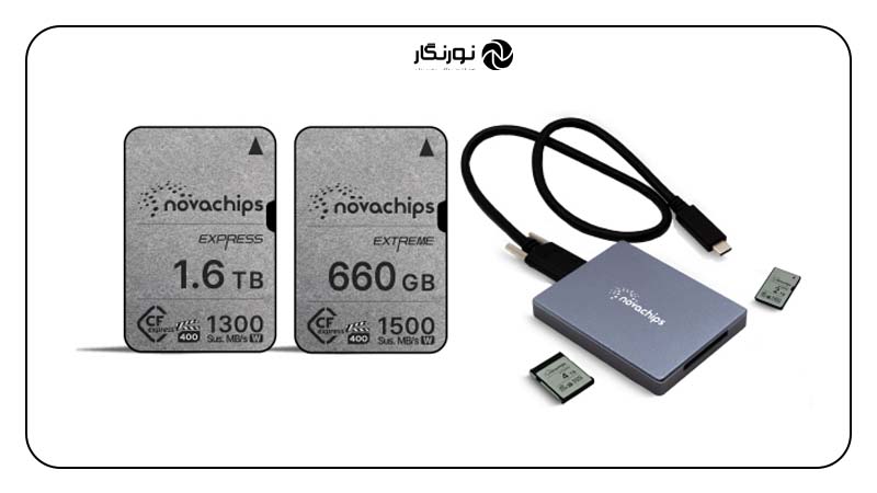 مقایسه با کارتهای SD