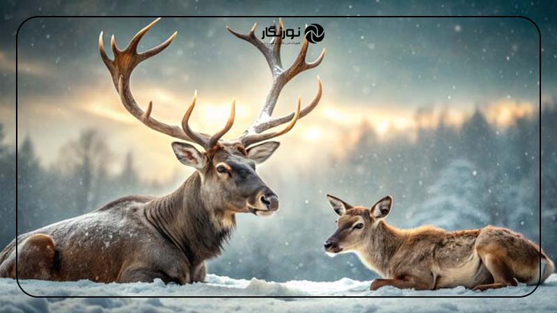 عکاسی از حیوانات در برف