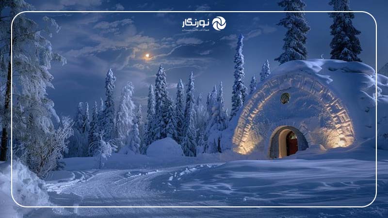 عکاسی از شب‌های برفی